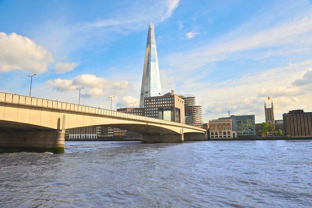 Glaziers Hall alongside the Shard